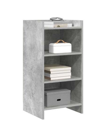 Credenza Grigio Cemento 40 x 36 x 80 cm Legno ingegnerizzato