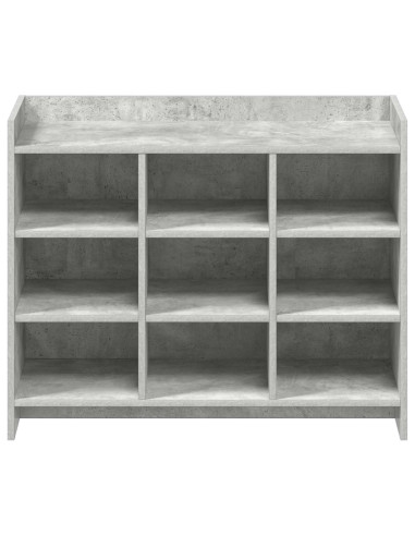 Mobile per scarpe Grigio Cemento 85 x 39,5 x 70 cm