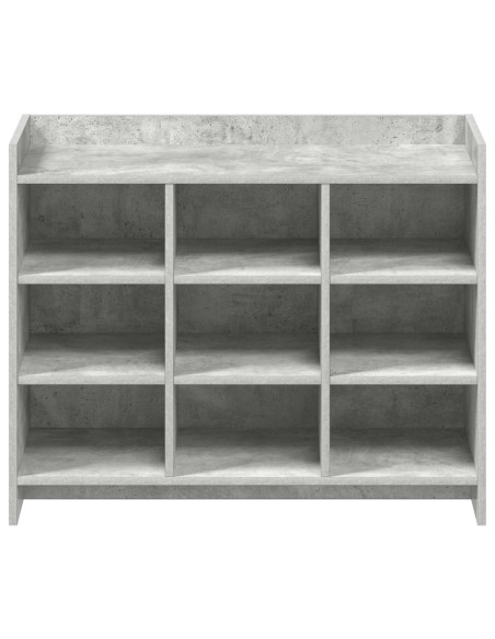 Mobile per scarpe Grigio Cemento 85 x 39,5 x 70 cm