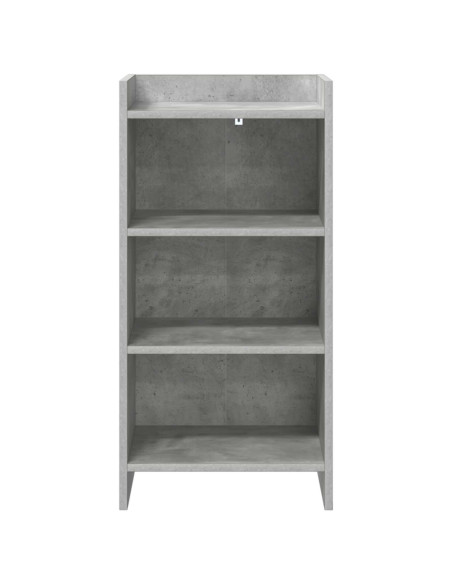 Credenza Grigio Cemento 40 x 36 x 80 cm Legno ingegnerizzato
