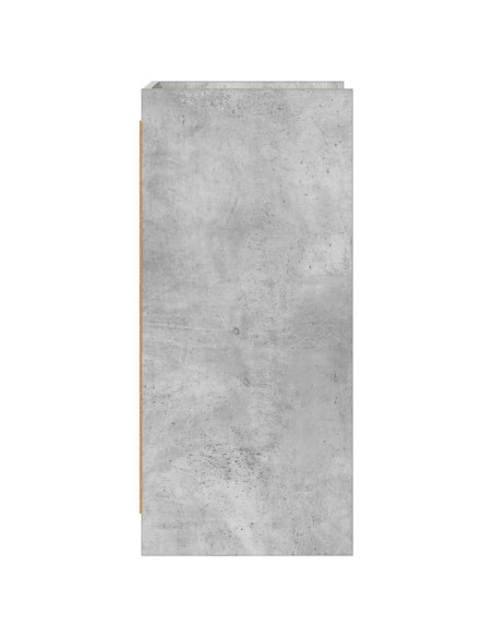 Credenza Grigio Cemento 40 x 36 x 80 cm Legno ingegnerizzato