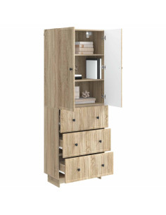 Set di armadi 2 pcs 66 x 34,5 x 90 cm Legno ingegnerizzato 2