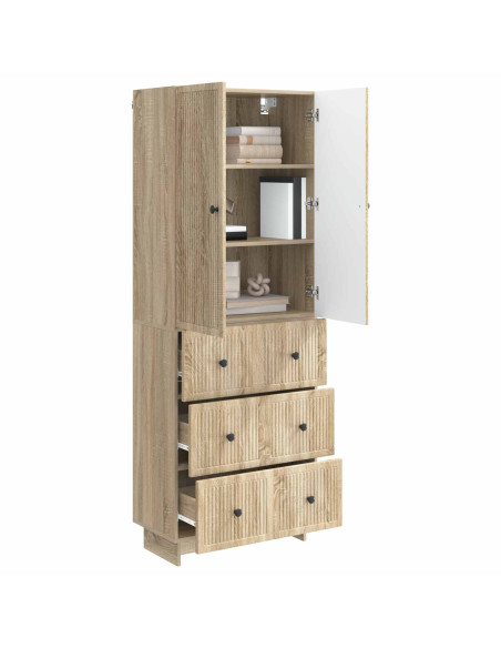 Set di armadi 2 pcs 66 x 34,5 x 90 cm Legno ingegnerizzato
