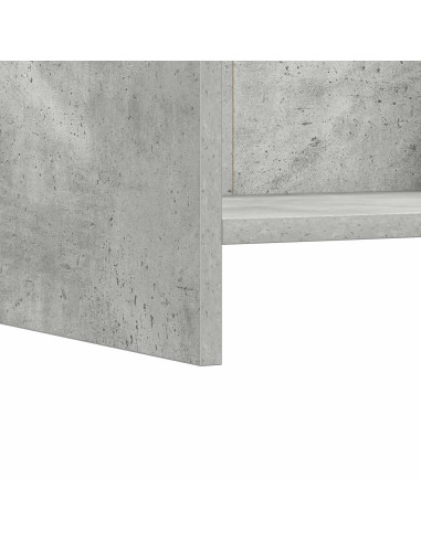 Credenza Grigio Cemento 40 x 36 x 80 cm Legno ingegnerizzato