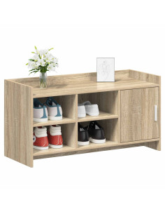 Mobile per scarpe con porta Rovere Sonoma 100 x 39,5 x 51 cm 2