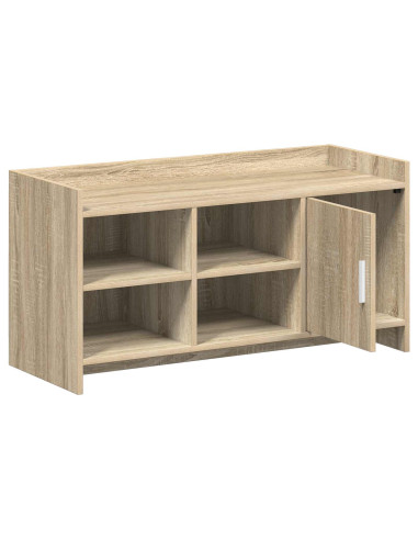 Mobile per scarpe con porta Rovere Sonoma 100 x 39,5 x 51 cm
