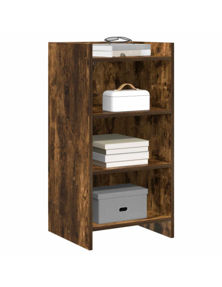 Credenza Rovere Fumo 40 x 36 x 80 cm Legno ingegnerizzato