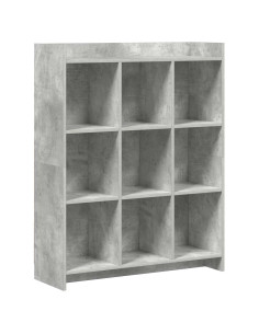 Libreria Grigio Concretè 87,5 x 30 x 111 cm