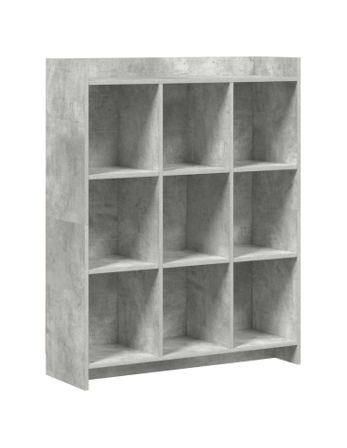 Libreria Grigio Concretè 87,5 x 30 x 111 cm