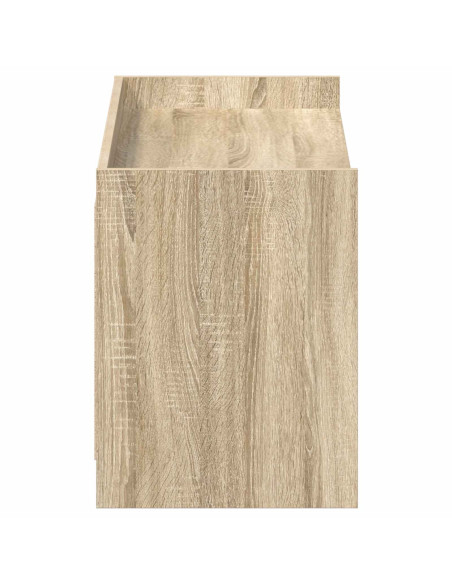 Mobile per scarpe con porta Rovere Sonoma 100 x 39,5 x 51 cm