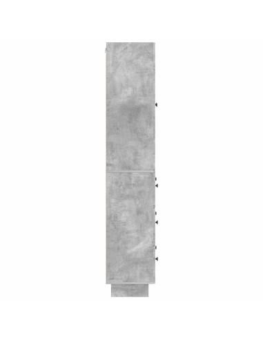 Set di armadi 2 pcs Grigio Cemento 66 x 34,5 x 90 cm