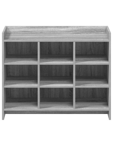 Mobile per scarpe Sonoma grigio 85 x 39,5 x 70 cm