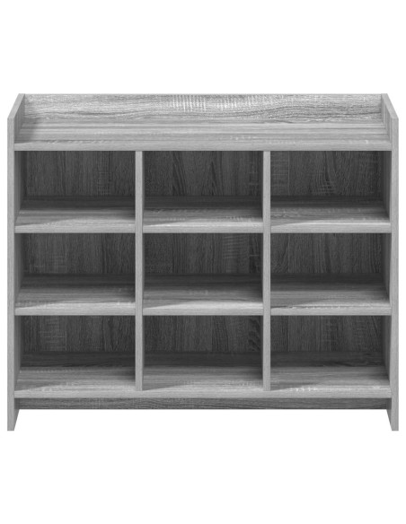Mobile per scarpe Sonoma grigio 85 x 39,5 x 70 cm