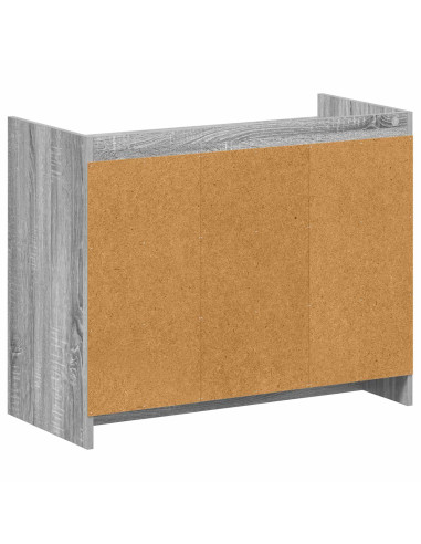 Mobile per scarpe Sonoma grigio 85 x 39,5 x 70 cm