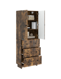 Set di armadi 2 pcs 66 x 34,5 x 90 cm Legno ingegnerizzato 2