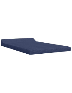 Divano Letto Pieghevole Blu 120 x 60 x 49 cm Tessuto 2