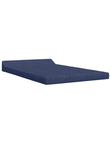Divano Letto Pieghevole Blu 120 x 60 x 49 cm Tessuto