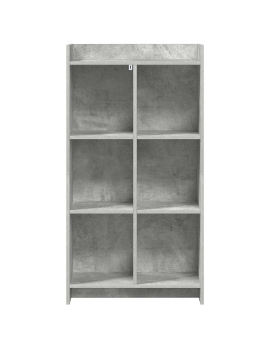Libreria Grigio Concretè 59 x 30 x 111 cm Legno ingegnerizzato