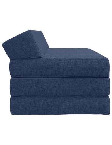 Divano Letto Pieghevole Blu 120 x 60 x 49 cm Tessuto