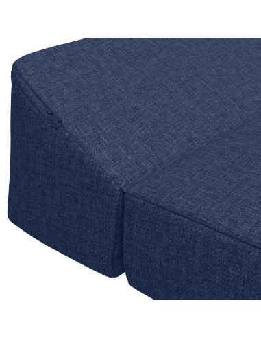 Divano Letto Pieghevole Blu 120 x 60 x 49 cm Tessuto