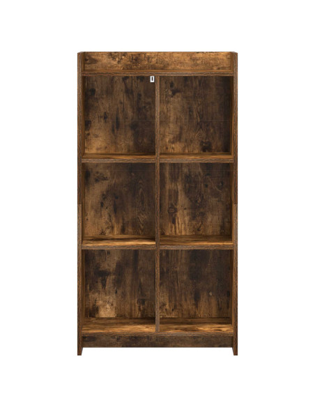 Libreria Rovere Fumo 59 x 30 x 111 cm Legno ingegnerizzato