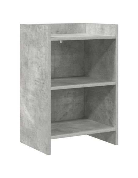 Comodini Grigio Cemento 40 x 30 x 60 cm Legno ingegnerizzato