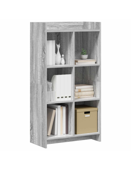 Libreria Sonoma grigio 59 x 30 x 111 cm Legno ingegnerizzato