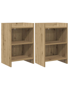 Comodini 2 pcs Rovere Artigianale 40 x 30 x 60 cm