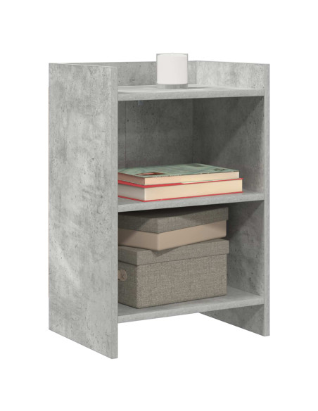 Comodini 2 pcs Grigio Cemento 40 x 30 x 60 cm