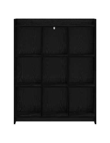 Libreria Rovere Nero 87,5 x 30 x 111 cm Legno ingegnerizzato