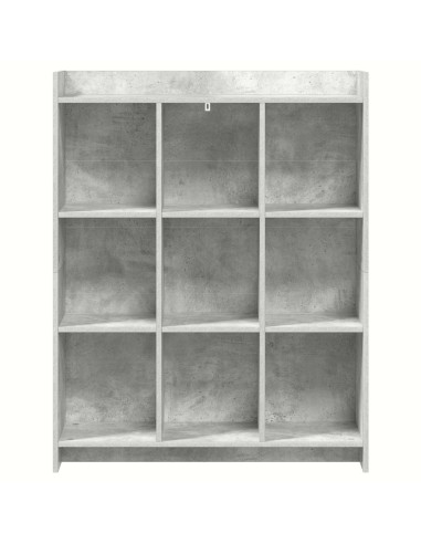 Libreria Grigio Concretè 87,5 x 30 x 111 cm