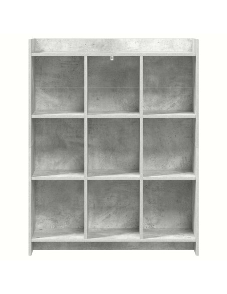 Libreria Grigio Concretè 87,5 x 30 x 111 cm