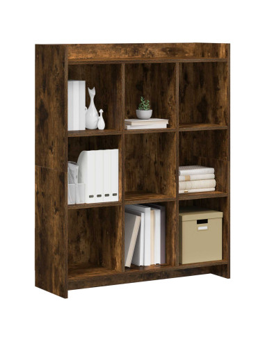 Libreria Rovere Fumo 87,5 x 30 x 111 cm Legno ingegnerizzato