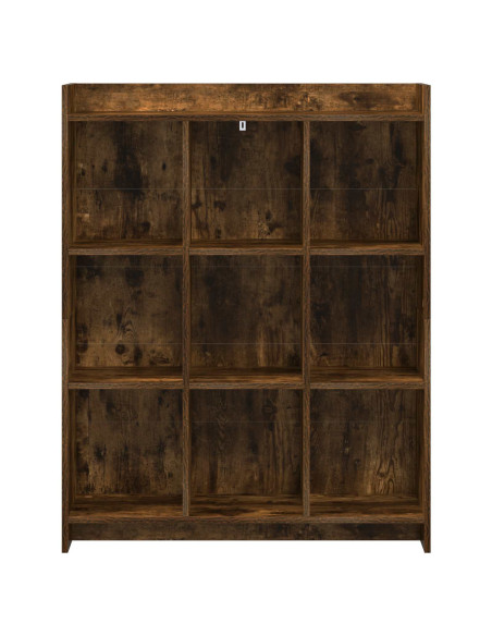 Libreria Rovere Fumo 87,5 x 30 x 111 cm Legno ingegnerizzato