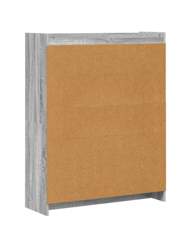 Libreria Sonoma grigio 87,5 x 30 x 111 cm Legno ingegnerizzato
