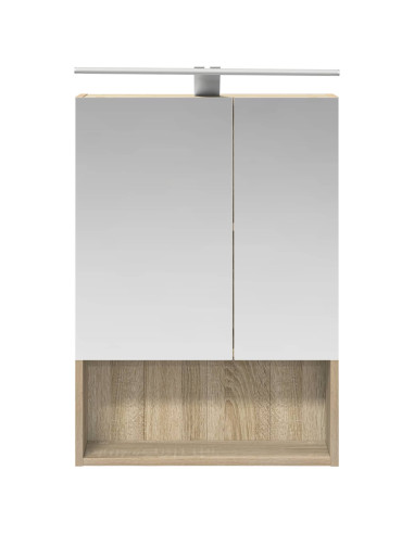 Set di Armadi da Bagno 5 pcs Rovere Sonoma Legno ingegnerizzato