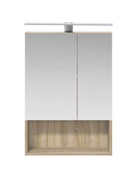 Set di Armadi da Bagno 5 pcs Rovere Sonoma Legno ingegnerizzato