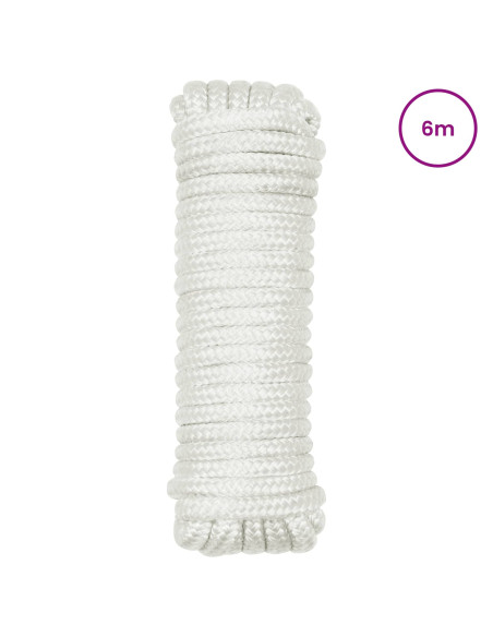 Corda da Barca 6 m 1.6 Bianco Poliestere