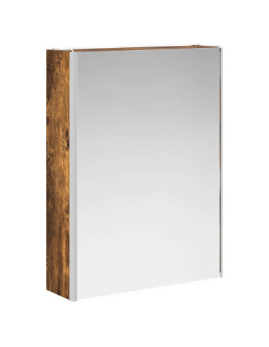 Set di Armadi da Bagno 5 pcs Rovere Fumo Legno ingegnerizzato