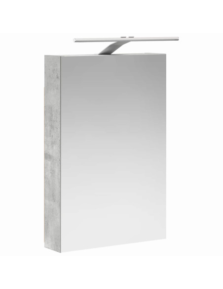 Set di Armadi da Bagno 5 pcs Grigio Cemento 40 x 10,5 x 60,5 cm