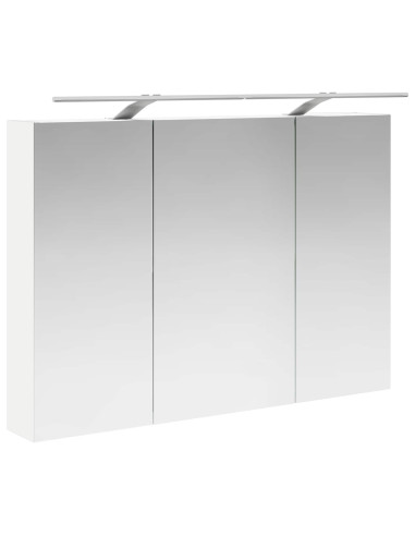 Set di Armadi da Bagno 4 pcs Bianco Legno ingegnerizzato