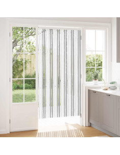 Tenda per insetti in chenille Grigio chiaro e bianco