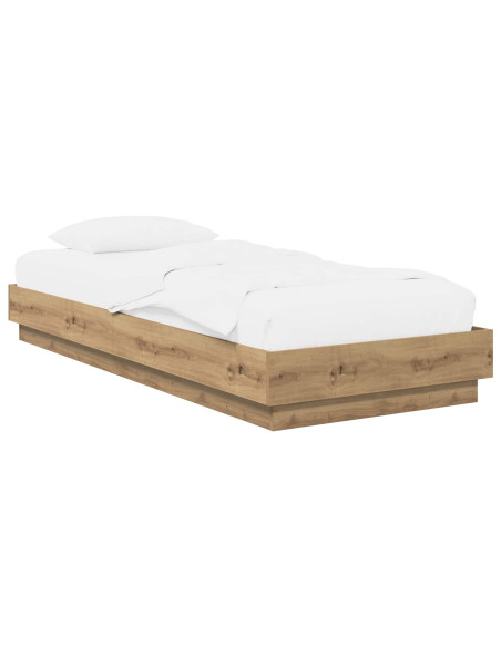 Struttura letto a pavimento Rovere Artigianale 80 x 200 cm