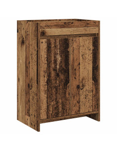Mobiletto da Bagno Sotto Lavabo Legno antico 56 x 37,5 x 81 cm