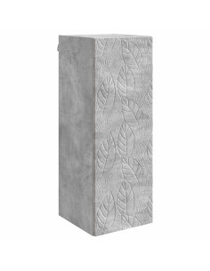 Mobiletto a muro Grigio Cemento 33 x 34,5 x 90 cm