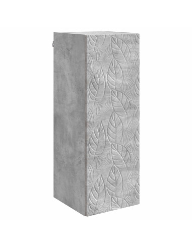 Mobiletto a muro Grigio Cemento 33 x 34,5 x 90 cm