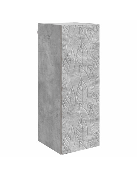 Mobiletto a muro Grigio Cemento 33 x 34,5 x 90 cm