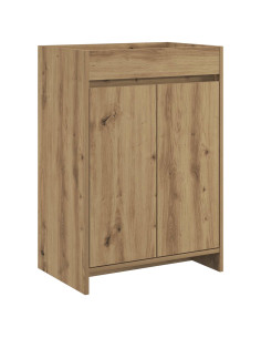 Mobiletto da Bagno Sotto Lavabo Rovere Artigianale