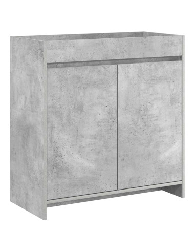 Mobiletto da Bagno Sotto Lavabo Grigio Cemento