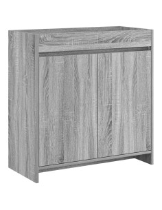 Mobiletto da Bagno Sotto Lavabo Sonoma grigio
